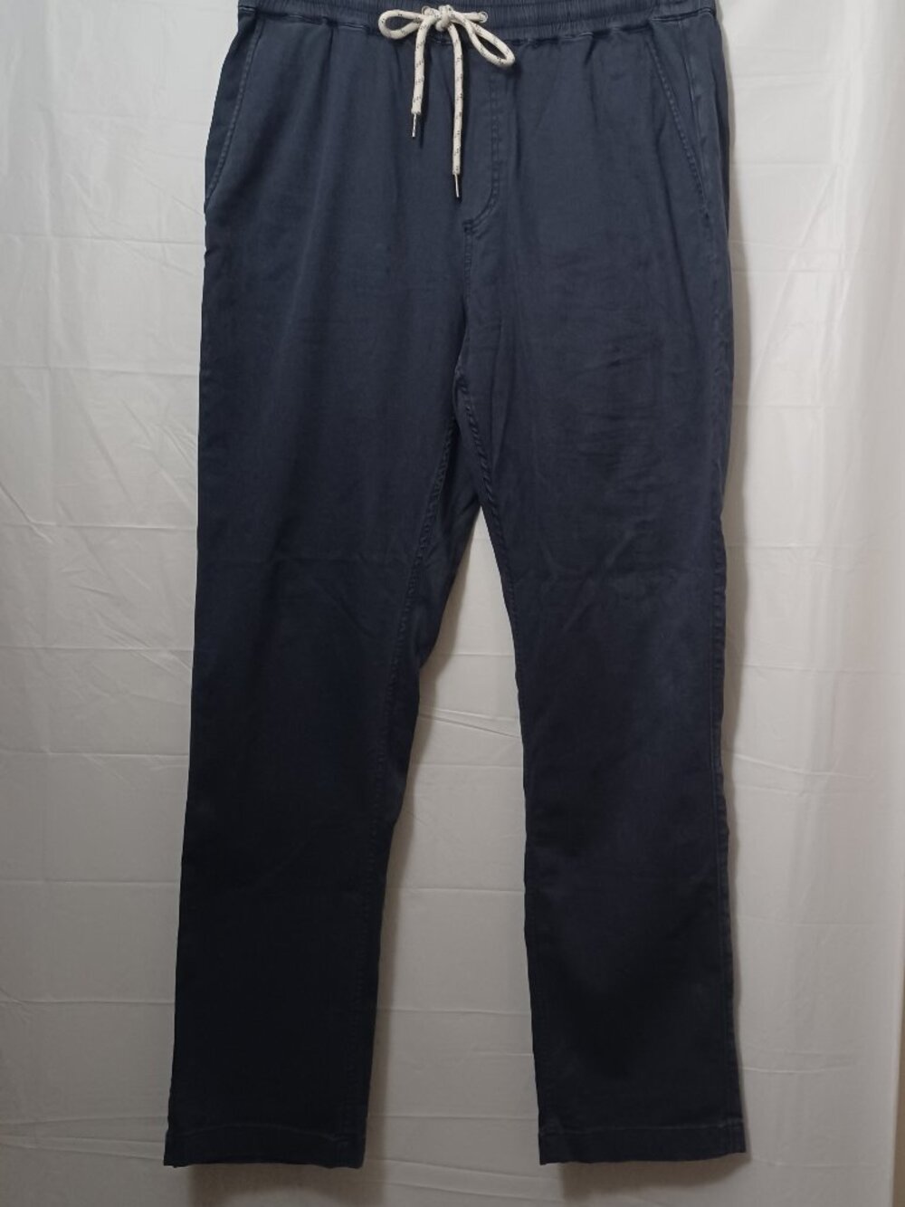 FAHERTY ESSENTIAL DRAWSTRING PANTS BLUE MEN'S SIZE LARGE